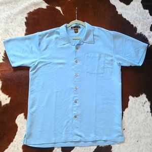 Harriton Mens Short Sleeve Button Up